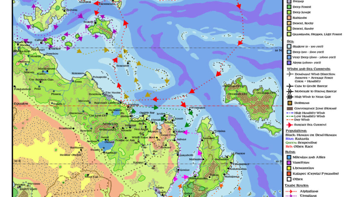 North Central Arypt Trade Routes by Nation by Michele Carpita, June 2021