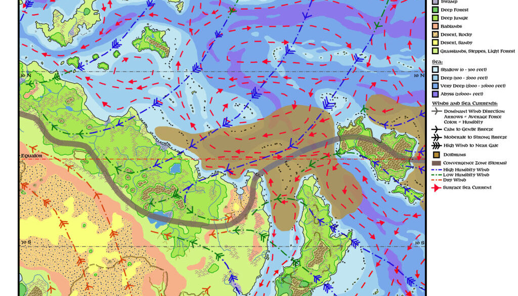North Central Arypt Winds and Sea Currents by Michele Carpita, June 2021