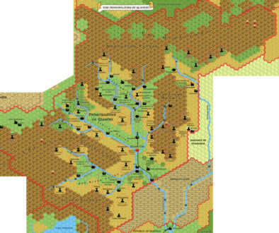 Glantri, 8 miles per hex (1987)