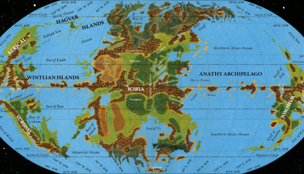 Adjusted Replica Map of the Hollow World Set Hollow World Planetary Map with art errors fixed, November 2025