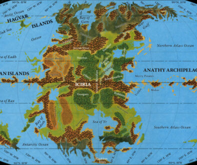 Adjusted Replica Map of the Hollow World Set Hollow World Planetary Map with art errors fixed, November 2025