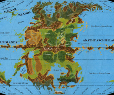 Adjusted Replica Map of the Hollow World Set Hollow World Planetary Map, November 2025
