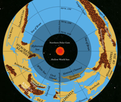 Adjusted Replica Map of the Hollow World Set Outer World Arctic Cap, May 2025