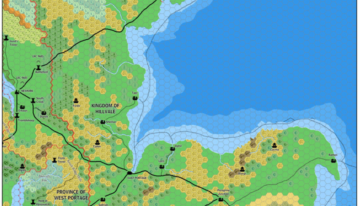 Kingdom of Hillvale, 8 miles per hex by Jose Ignacio Ramos Lomelin, February 2016
