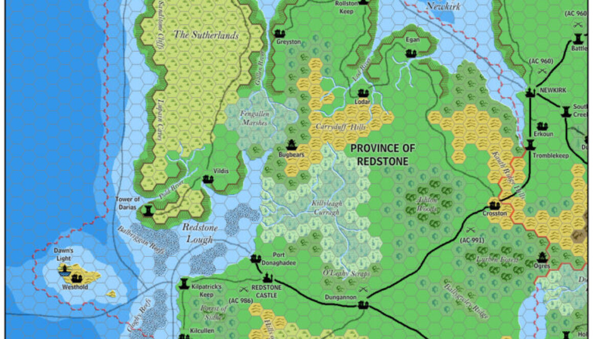 The Province of Redstone, 8 miles per hex by Jose Ignacio Ramos Lomelin, February 2016