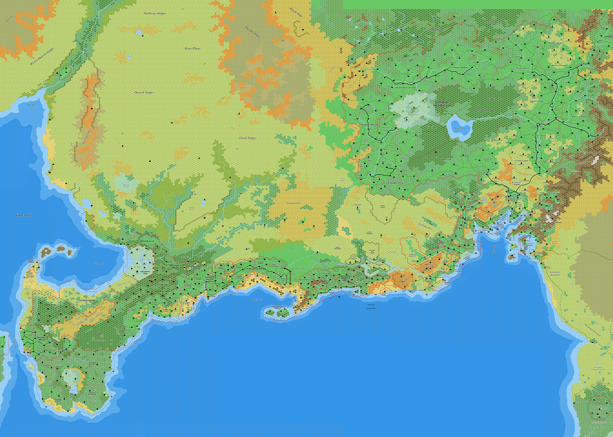 Southold, 8 miles per hex by Jose Ignacio Ramos Lomelin, December 2015 (version 1)