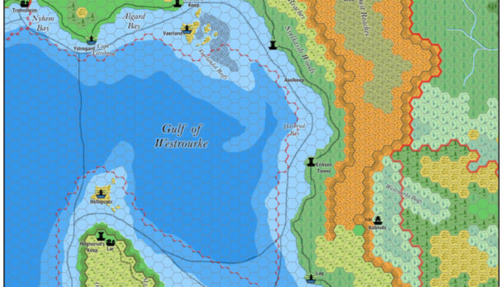 The Grand Duchy of Westrourke, 8 miles per hex by Jose Ignacio Ramos Lomelin, February 2016