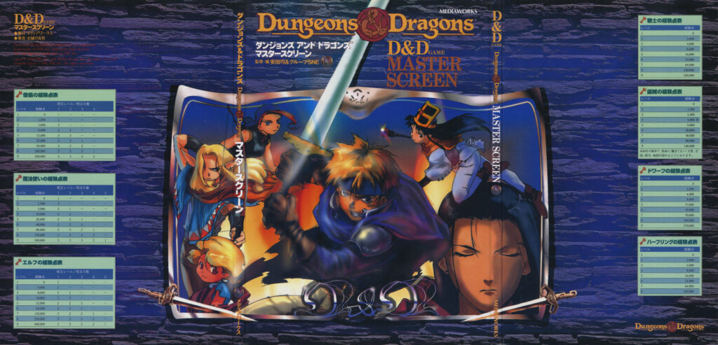 Japanese D&D Game Master Screen